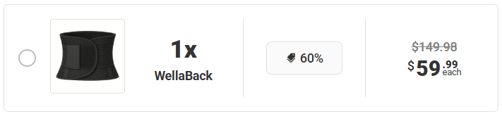 WellaBack Back Brace 14